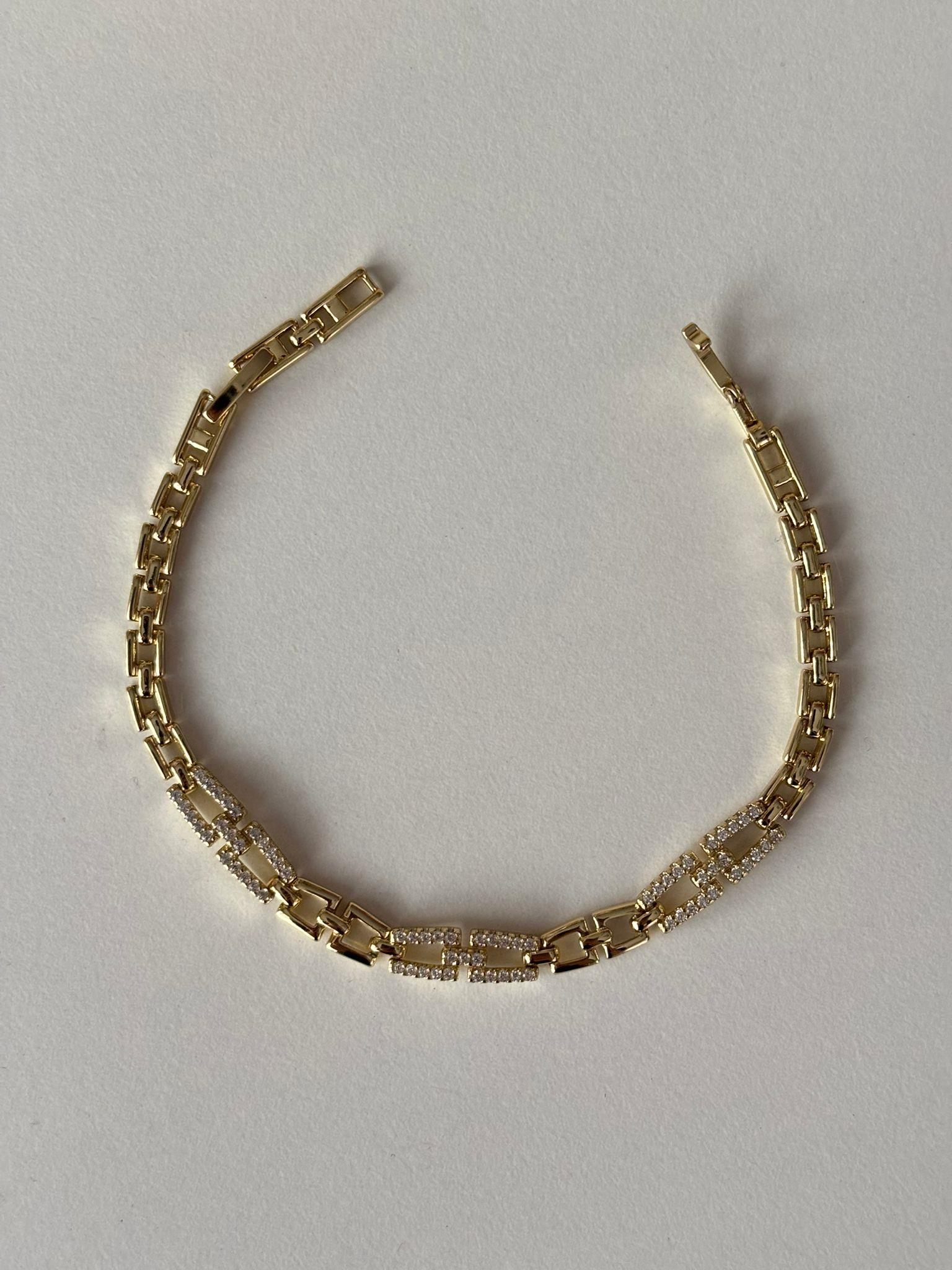 14K Xuping(Altın Kaplama) Sıralı Bileklik