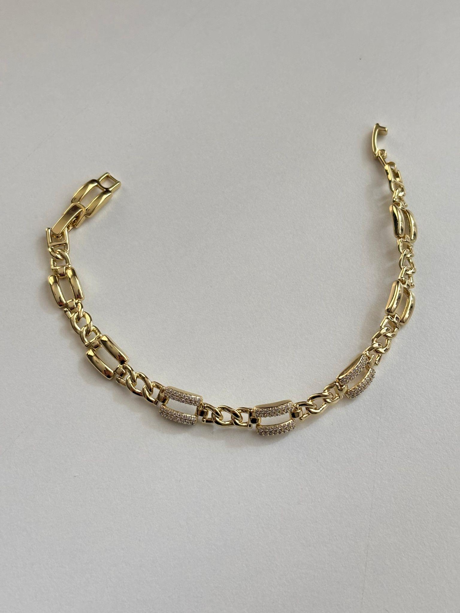 14K Xuping(Altın Kaplama) Sıralı Zincir Bileklik