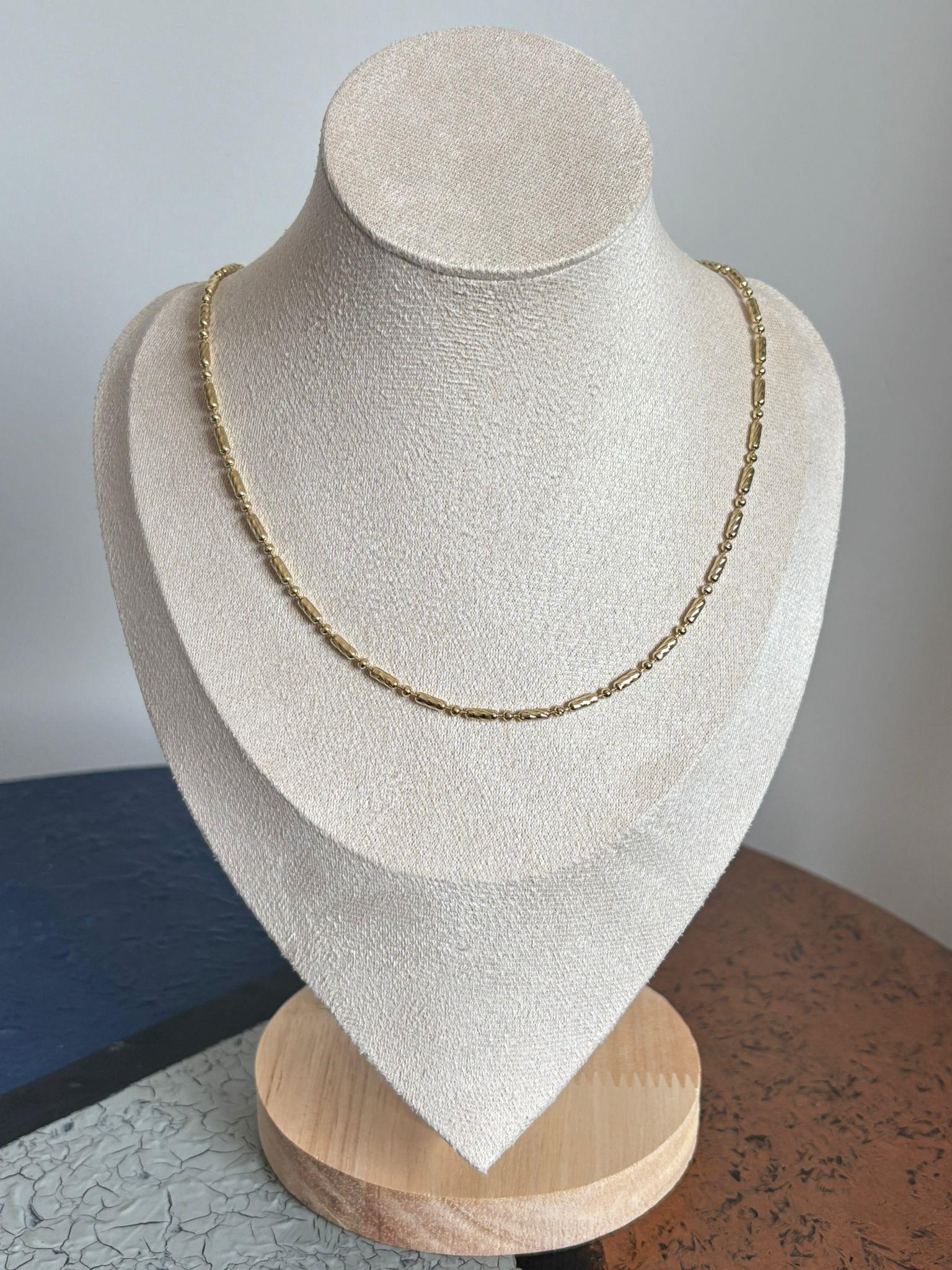 14K Xuping(Altın Kaplama) Vintage Küt Kolye