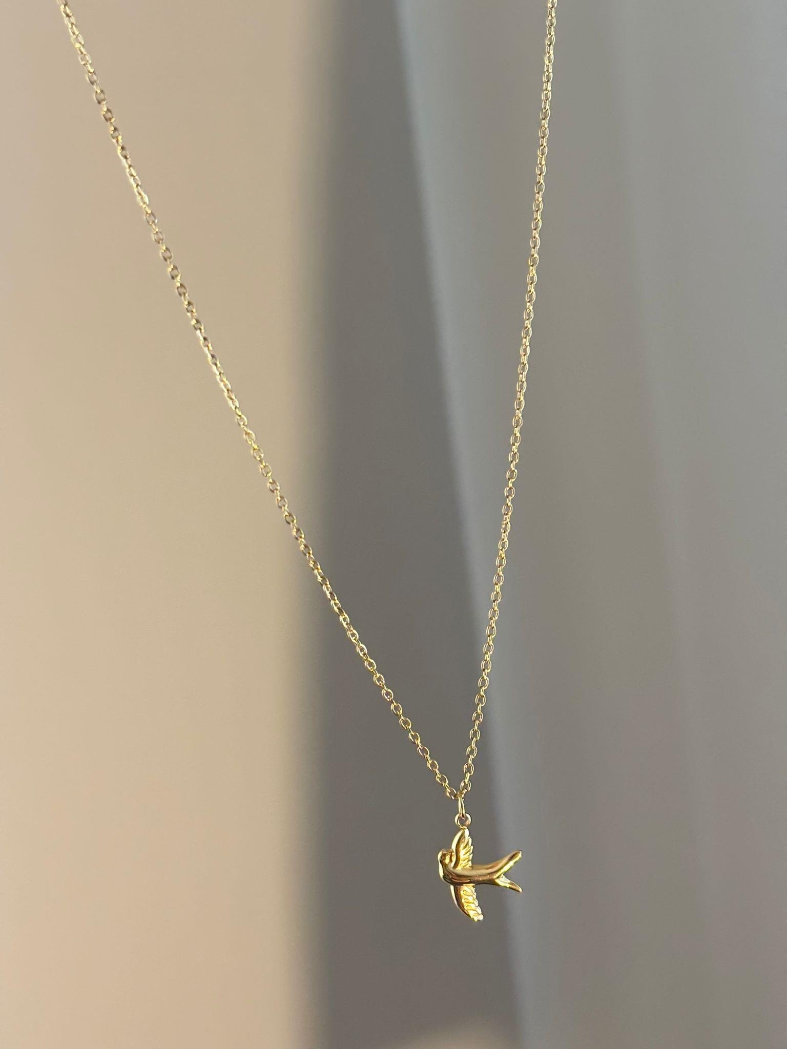 Kırlangıç Çelik Kolye(45cm)