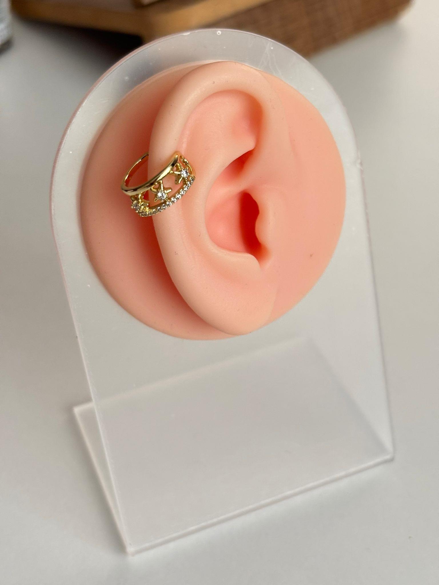 Minimal Yıldız Earcuff