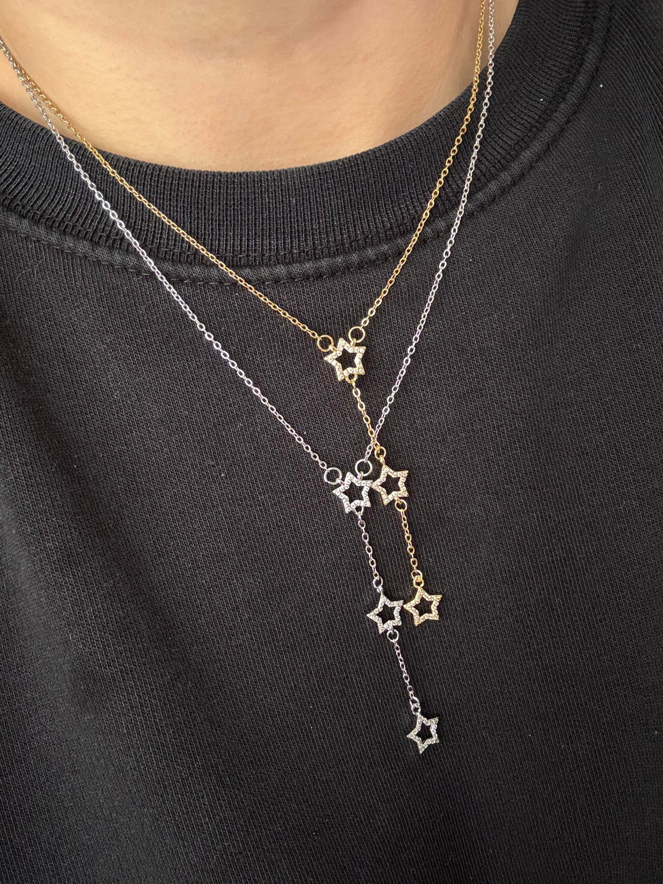 Silver Star Çelik Y Kolye
