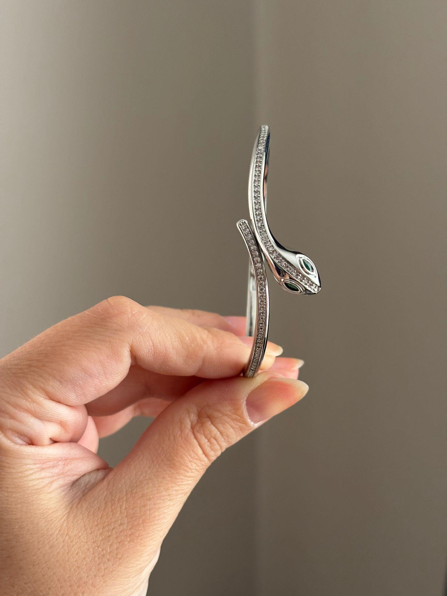 Slyterin Silver Bileklik