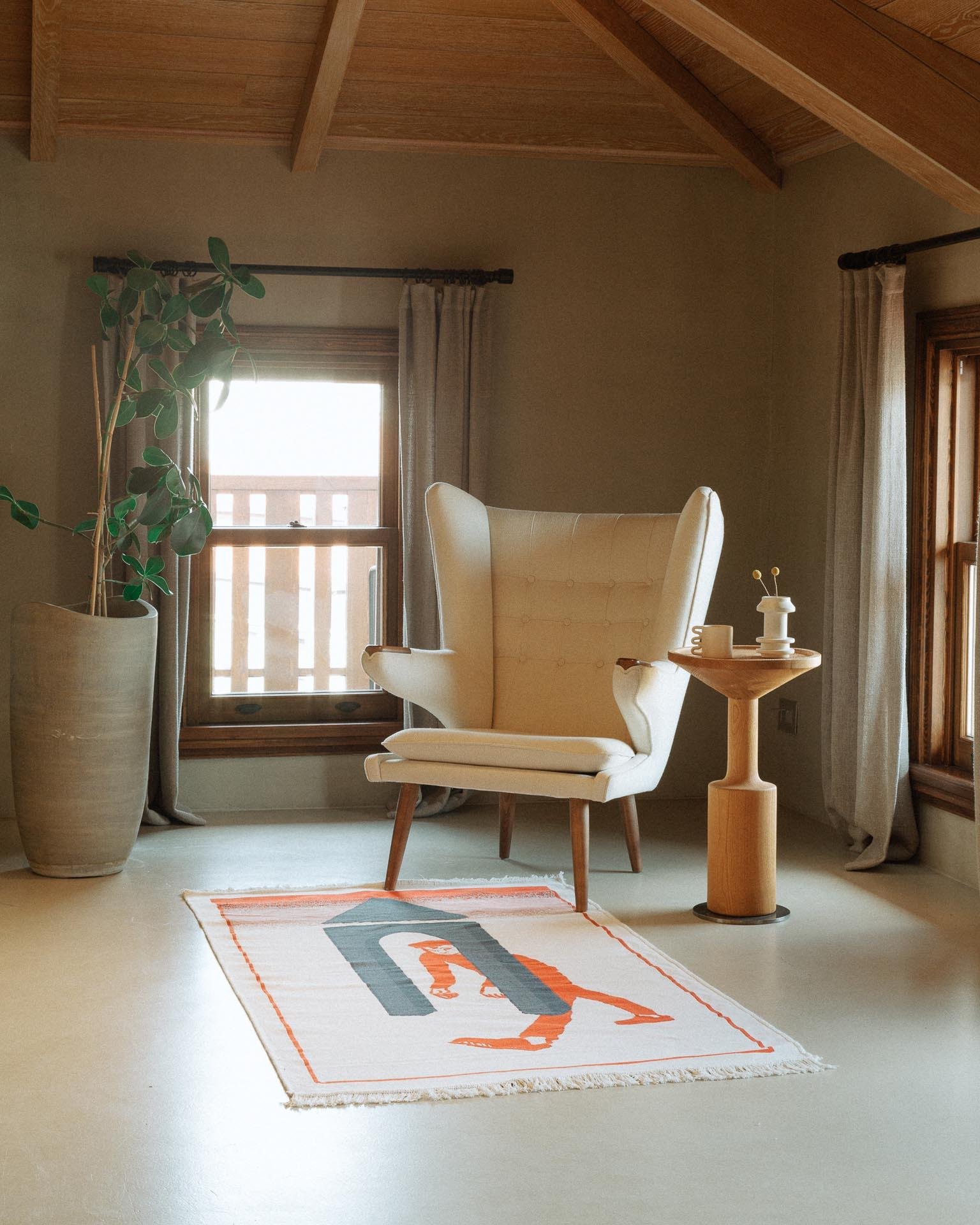 Bilge Emir “Kapı” Makine Dokuma Kilim - OMM x Şarküteri Big Baboli
