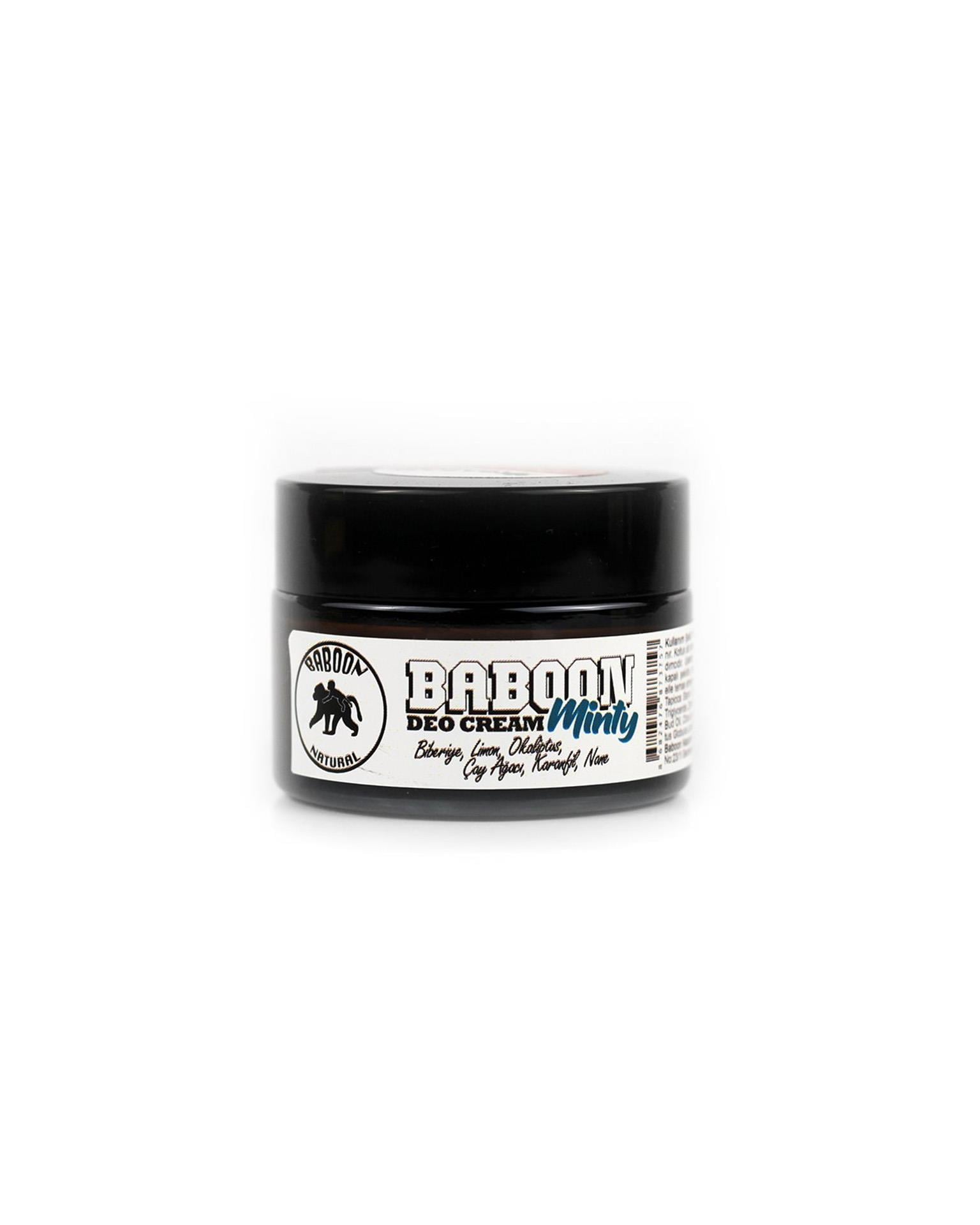 Deo Krem - Minty - 30 ml - Baboon Natural