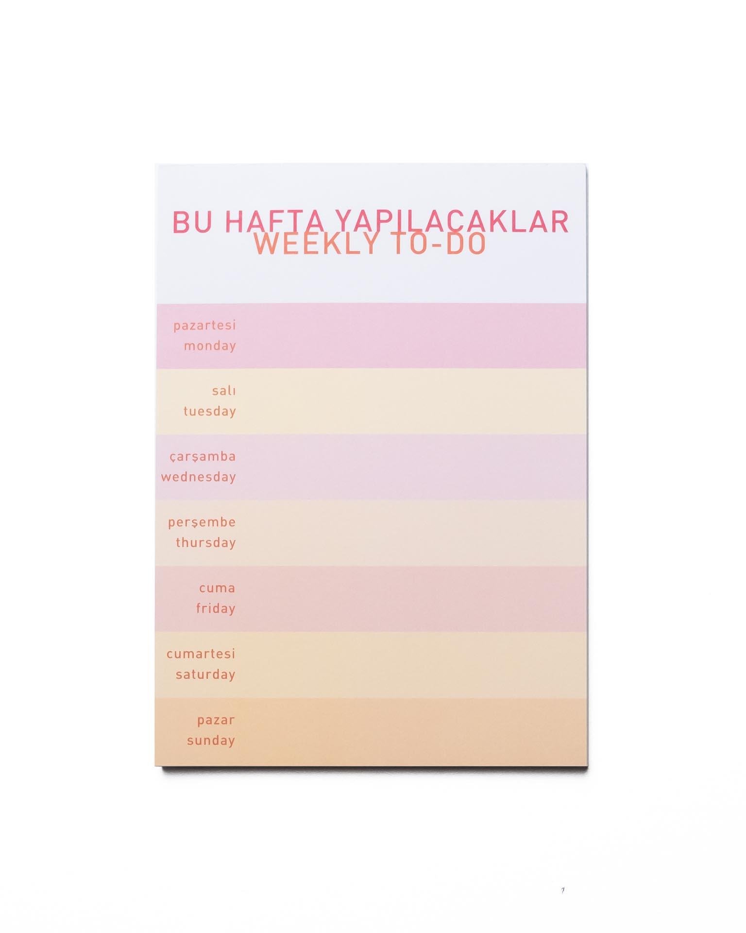 Kağıthane Haftalık Bloknot