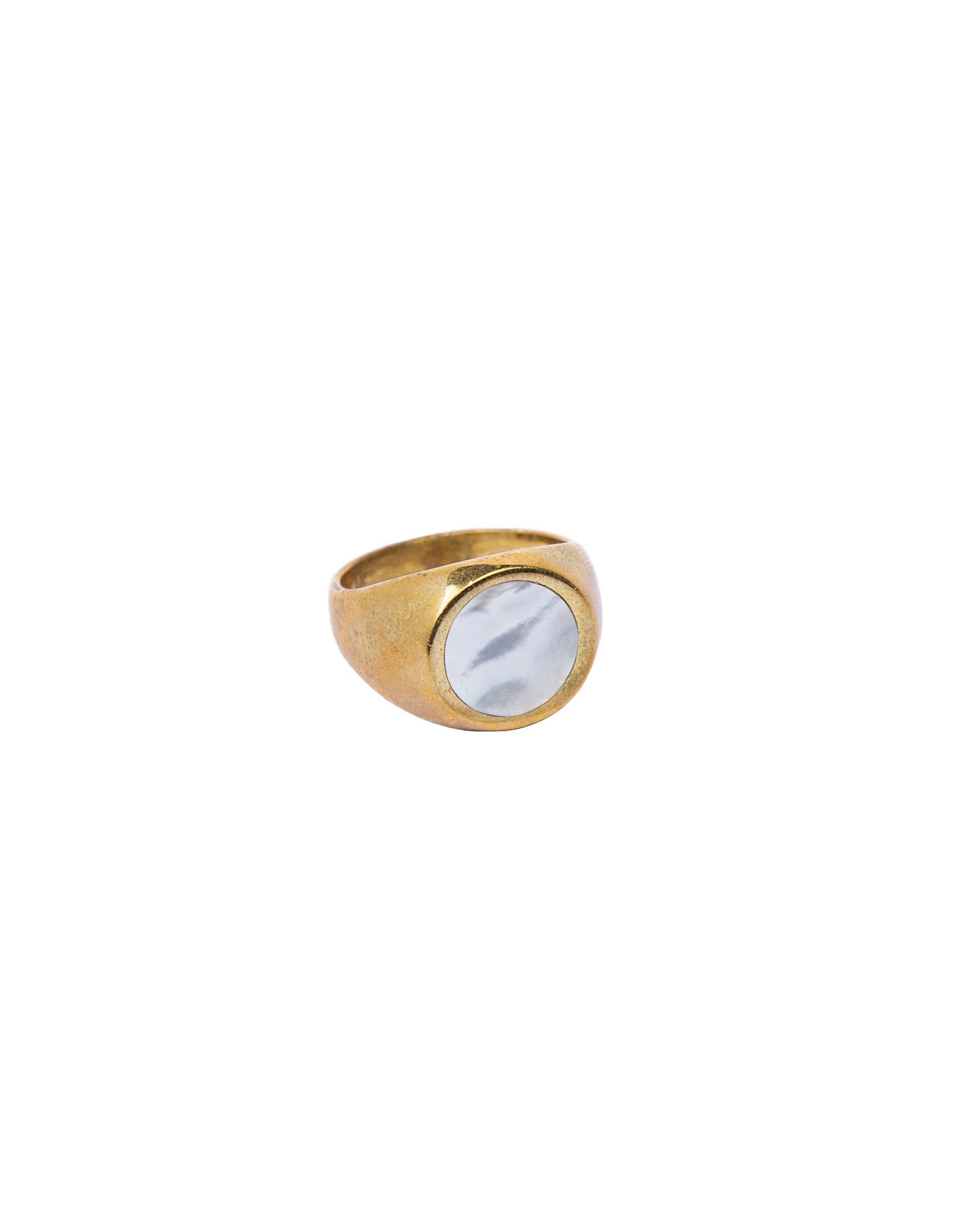 Legier Doğal Taşlı Yüzük - Mother of Pearl