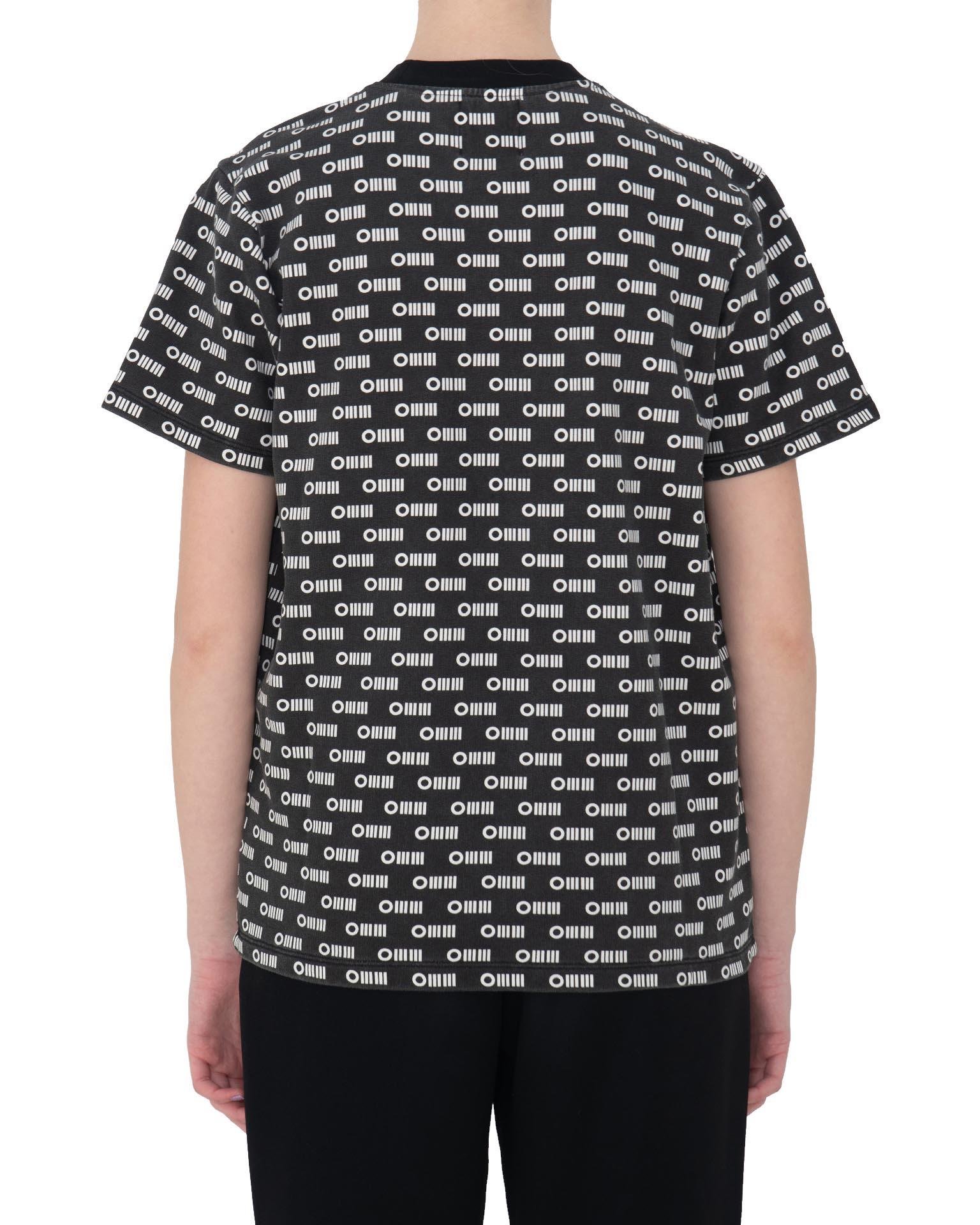 OMM Baskılı Unisex Siyah Tişört