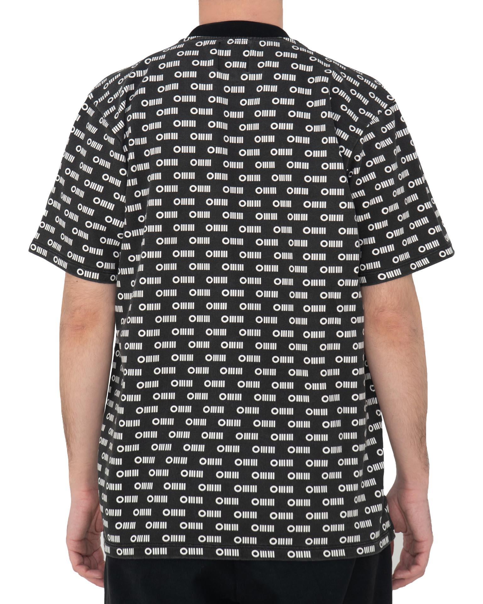 OMM Baskılı Unisex Siyah Tişört