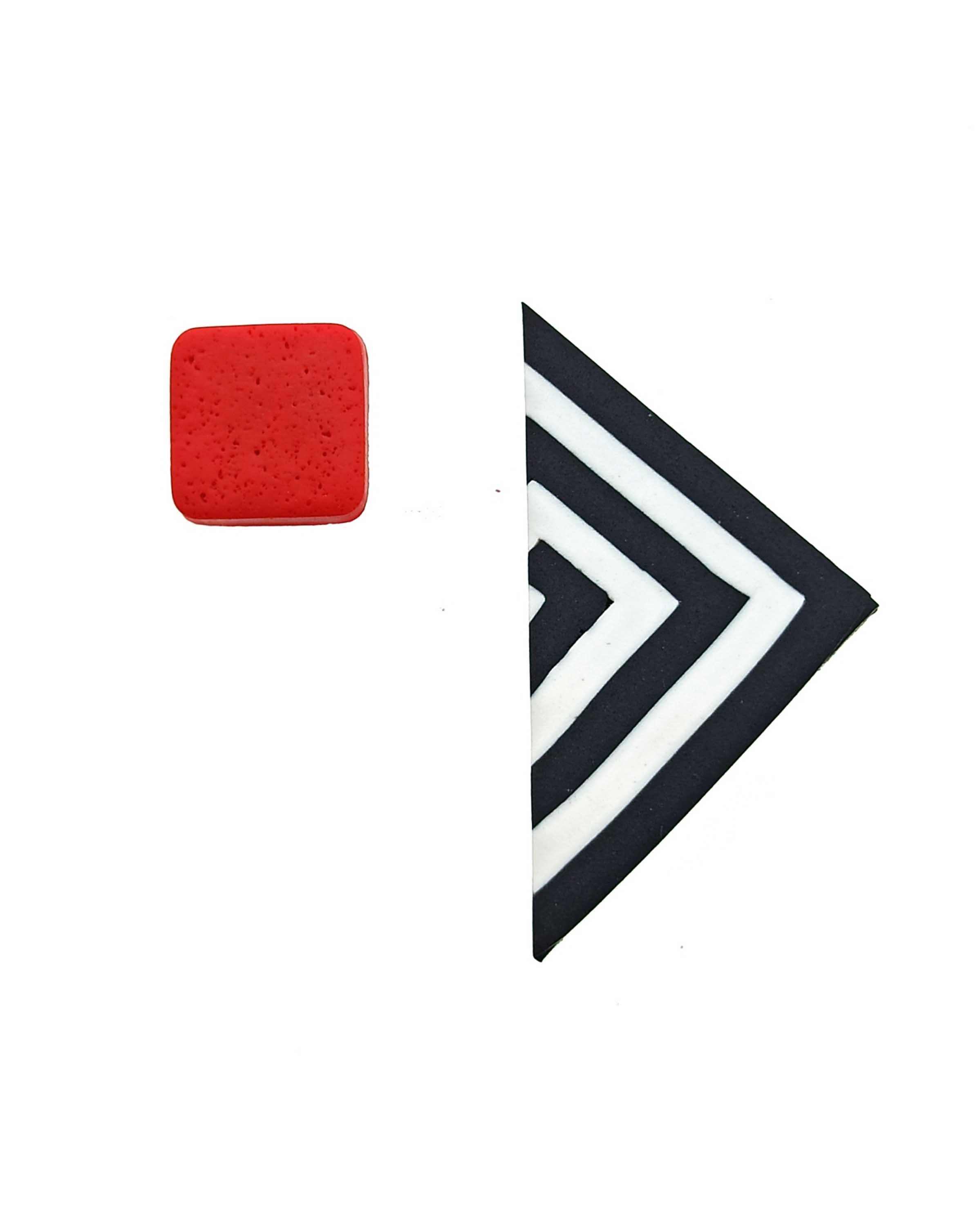 Trio Red Earrings  - GİKU