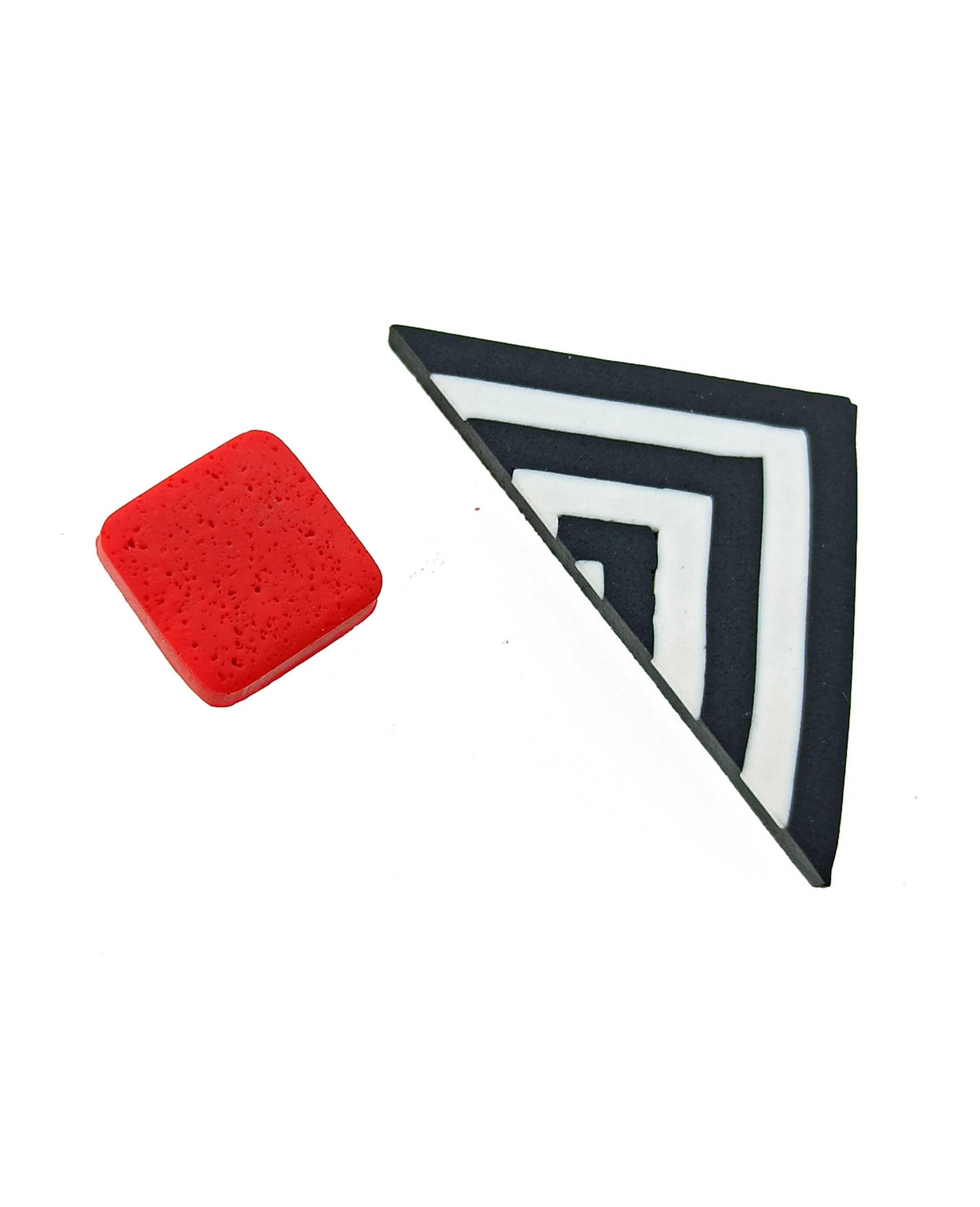 Trio Red Earrings  - GİKU
