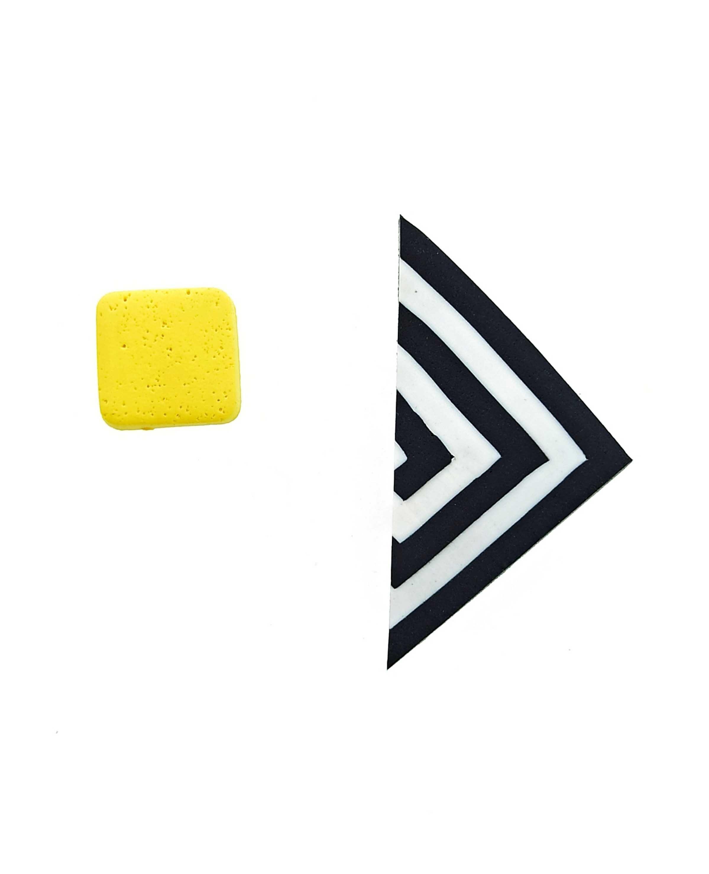 Trio Yellow Earrings - GİKU