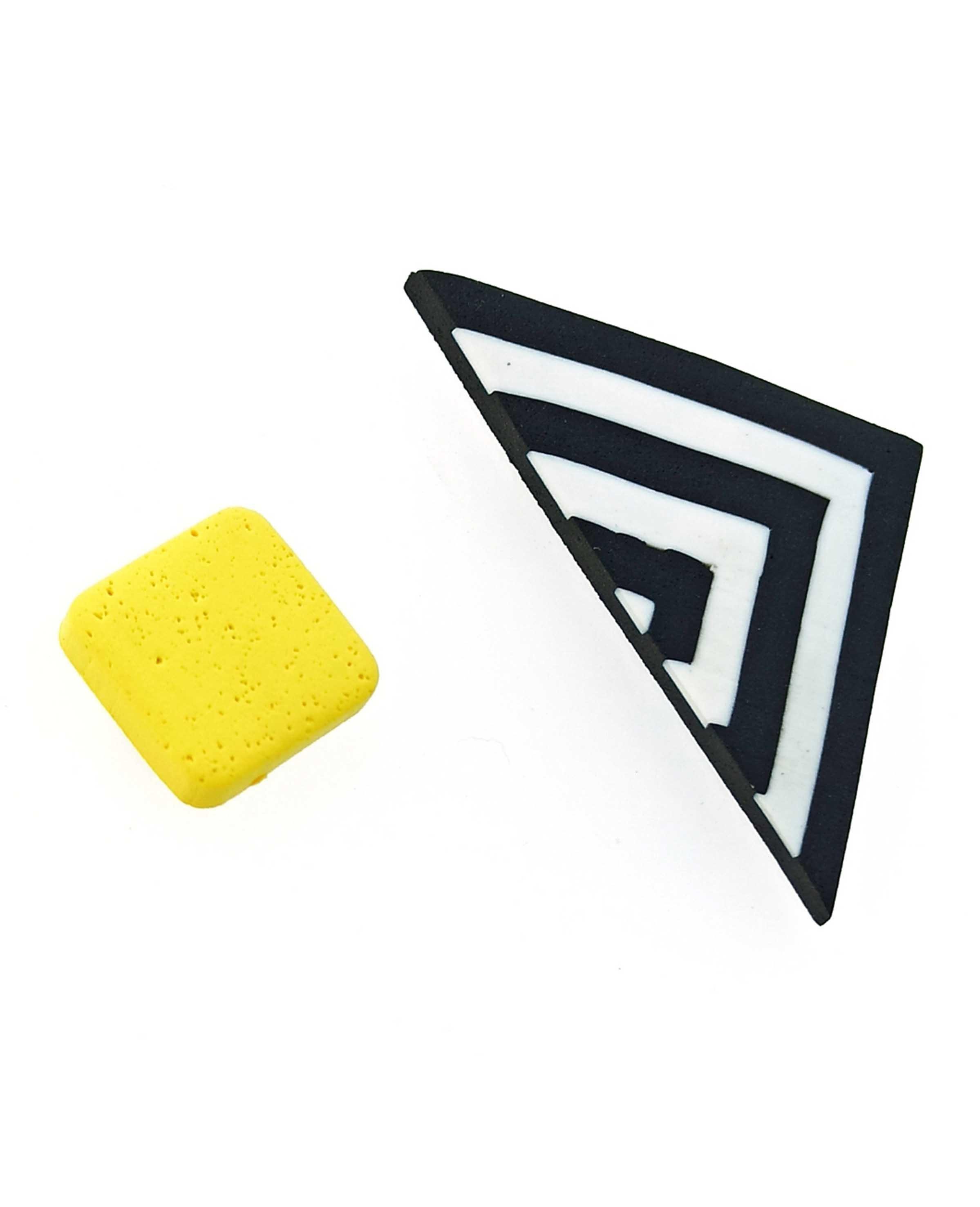 Trio Yellow Earrings - GİKU