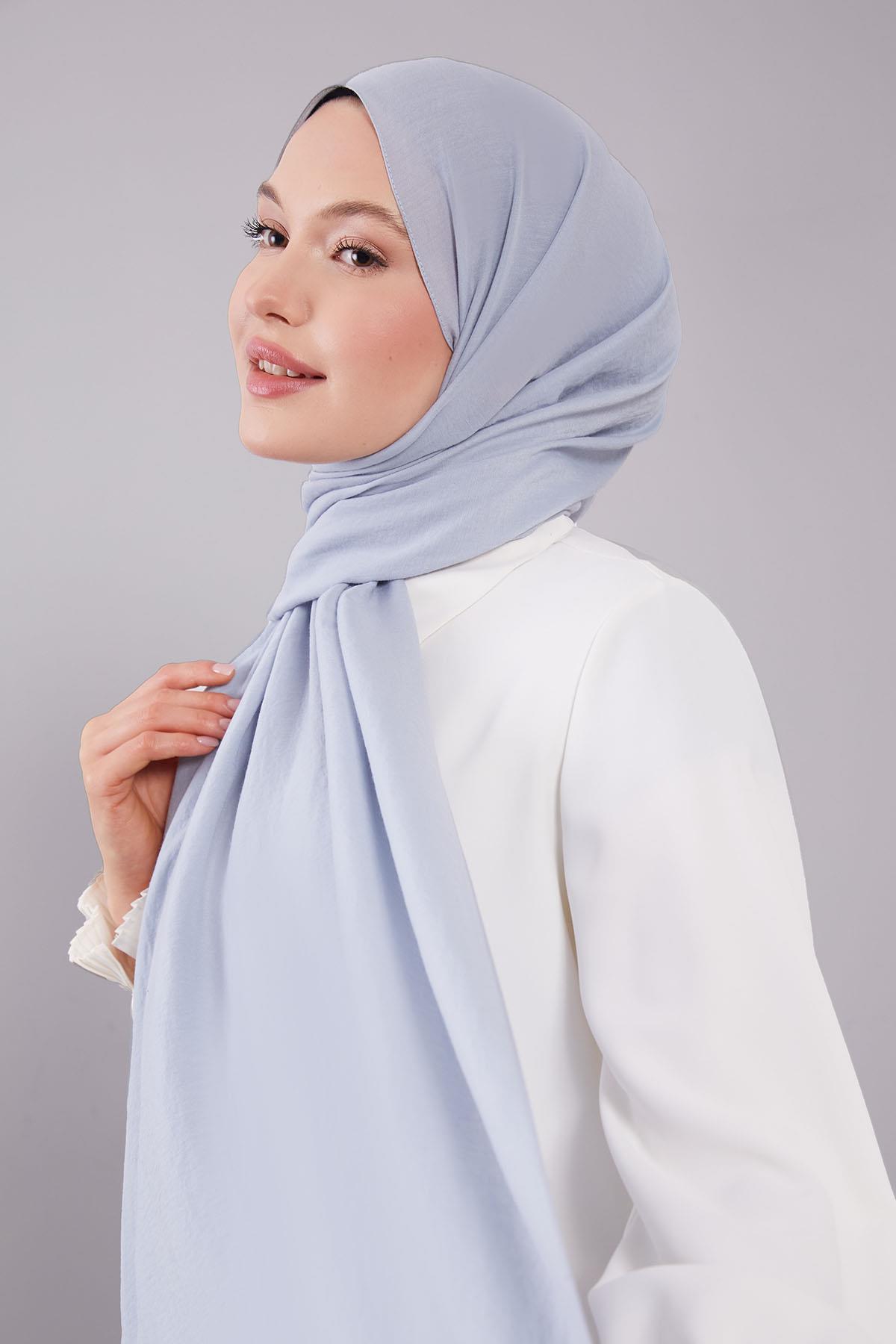 Fivescarf A.Gri Touch Pamuk Şal