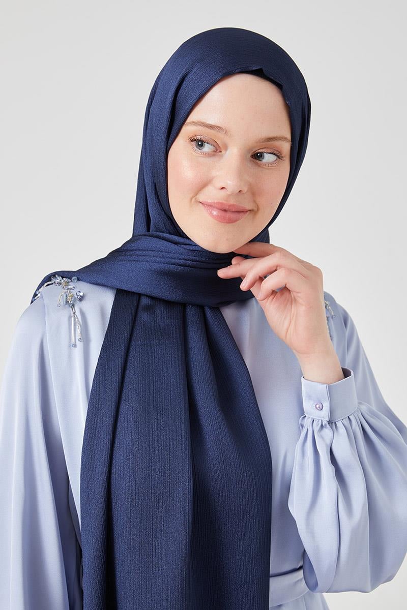Fivescarf A.Lacivert Crystal Şal