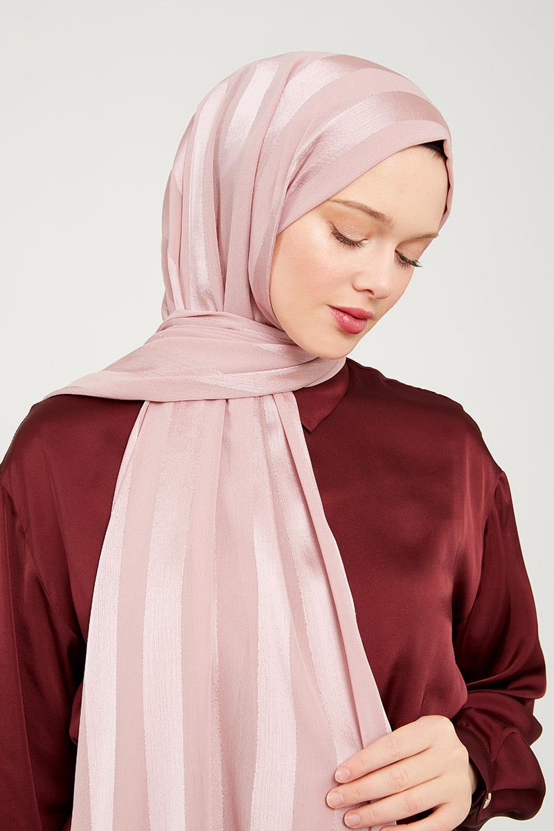 Fivescarf A.Pudra Sim Şeritli Tokyo Şal