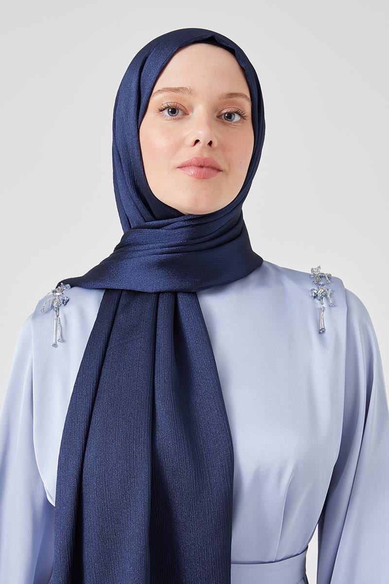 Fivescarf A.Lacivert Crystal Şal