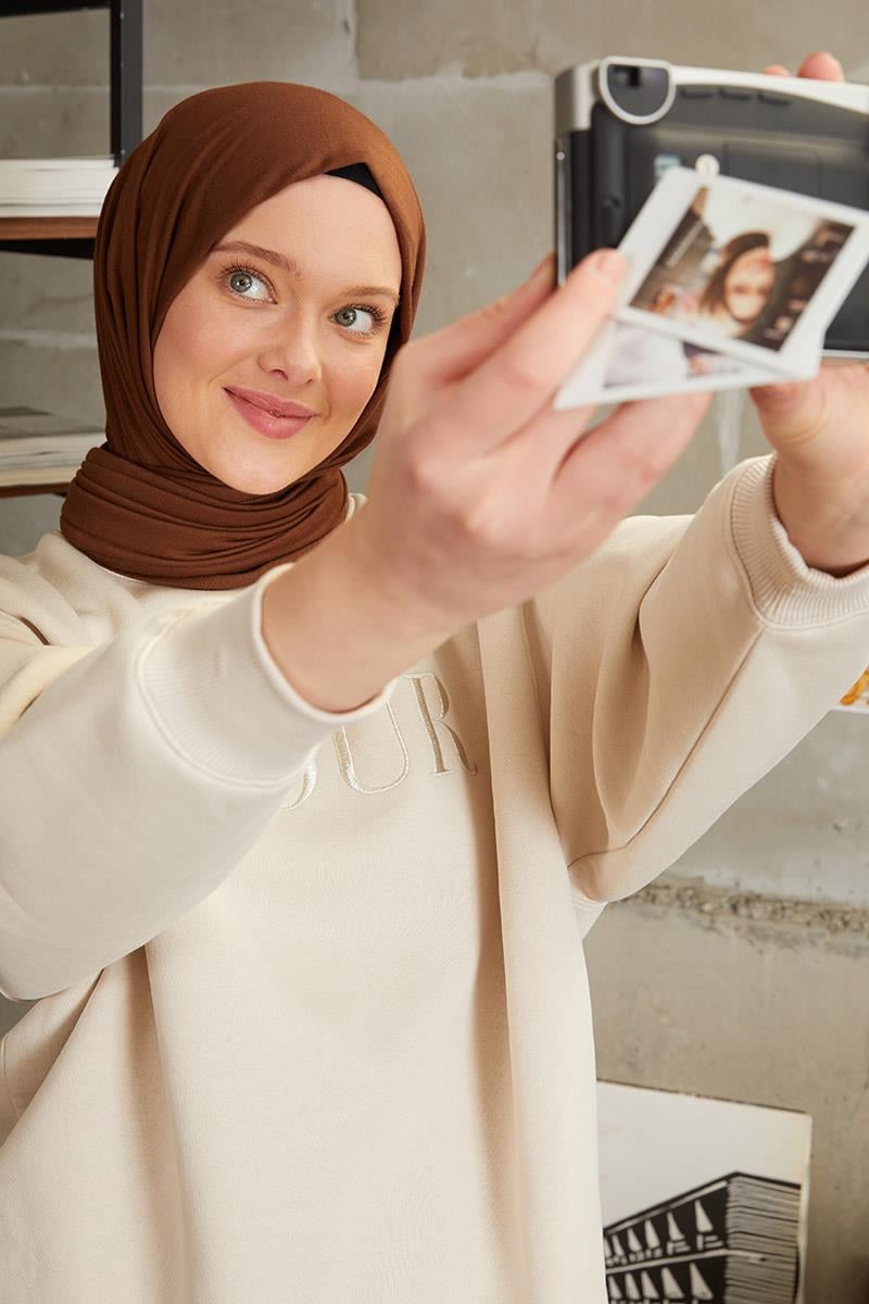 Fivescarf Acı Kahve Five Penye Şal