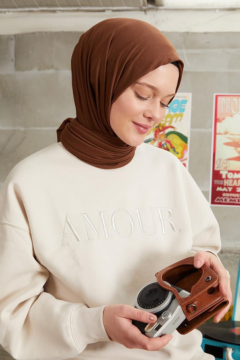 Fivescarf Acı Kahve Five Penye Şal