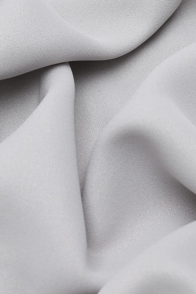 Fivescarf Açık Gri Simli Otto Abiye Şal