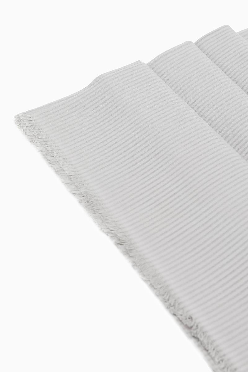 Fivescarf Açık Gri Softline Pamuk Şal