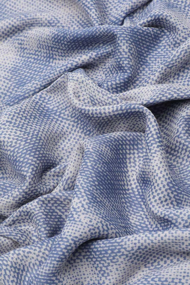Fivescarf Açık Mavi Relax Bulut Batik Şal