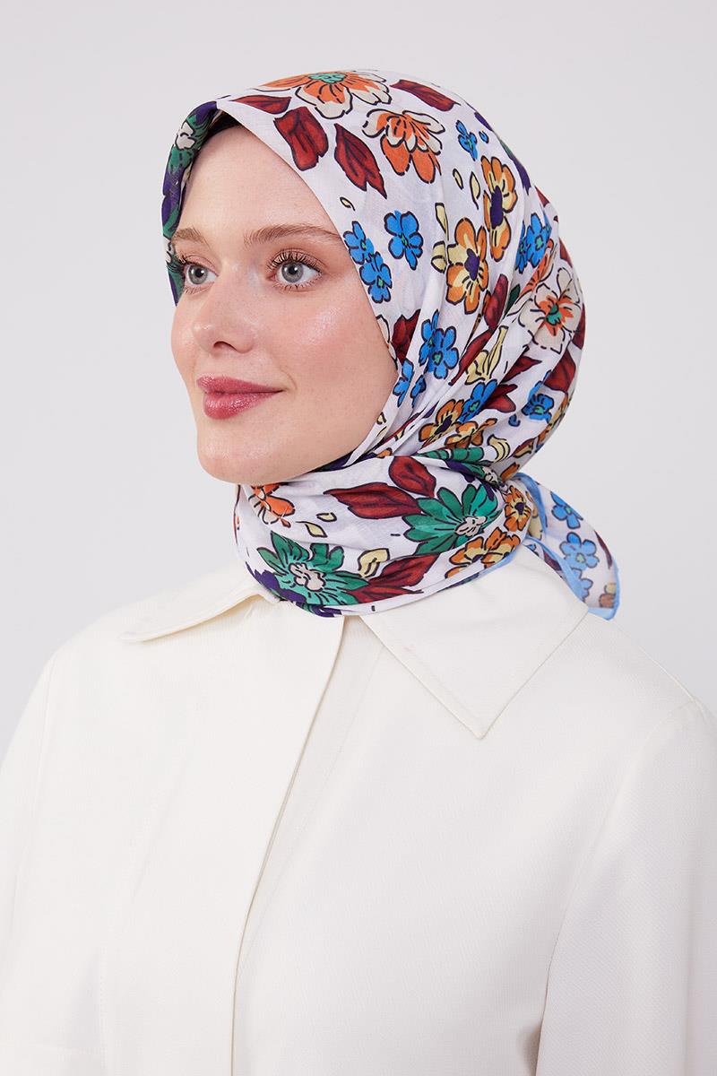Fivescarf Açık Mavi Soft Cotton Eşarp