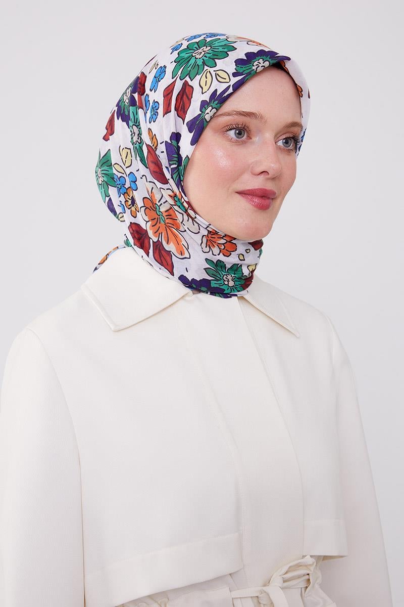 Fivescarf Açık Mavi Soft Cotton Eşarp