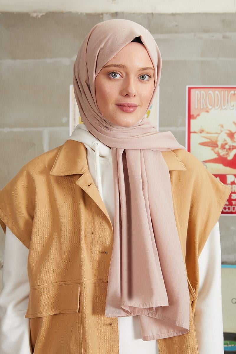 Fivescarf Açık Pembe Harman Şal