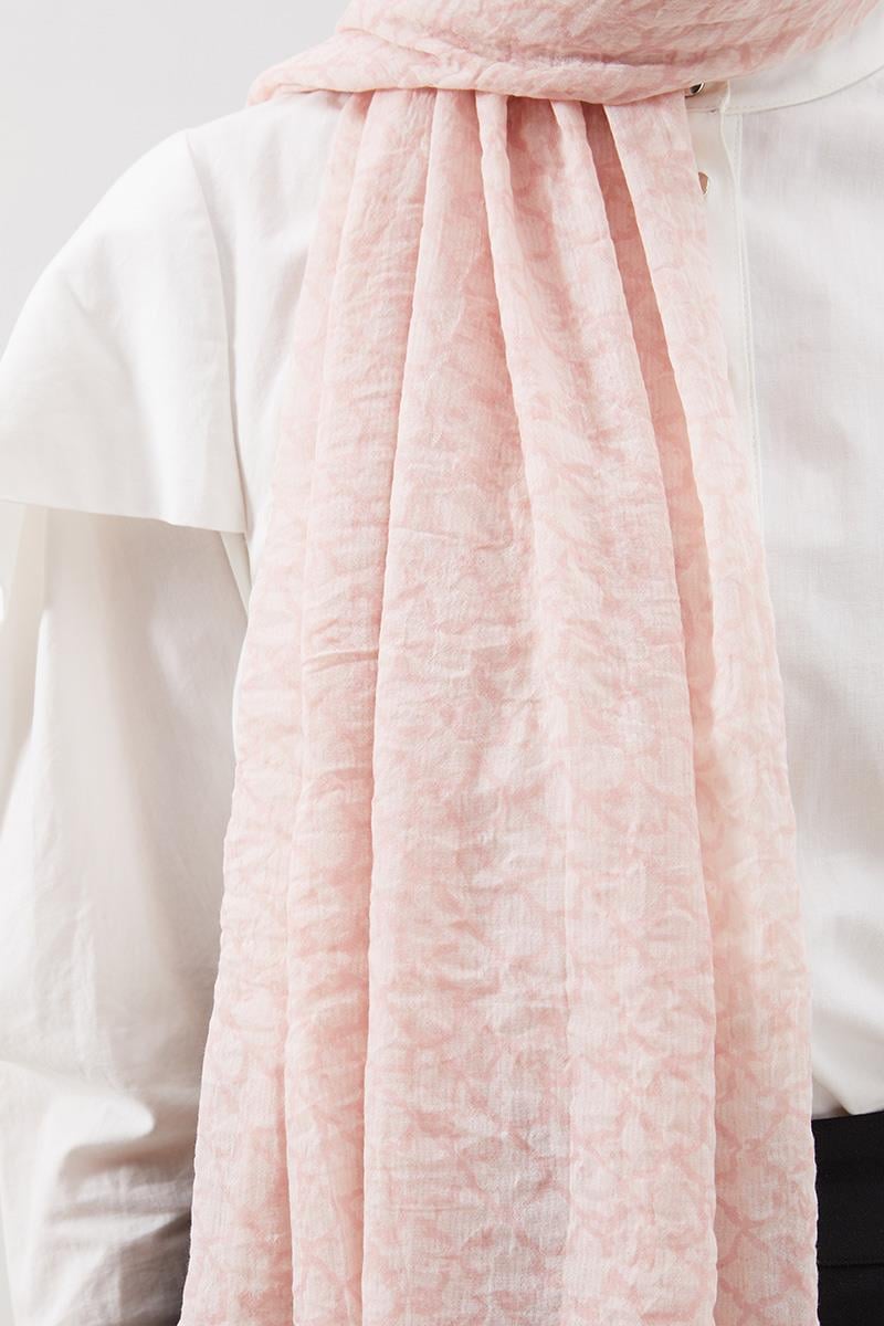 Fivescarf Açık Pembe Morocco Comfort Line Şal
