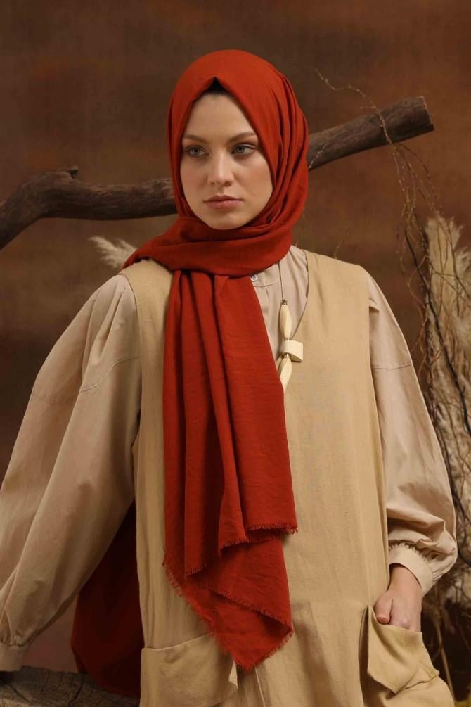 Fivescarf Açık Taba Maxi Cotton Şal