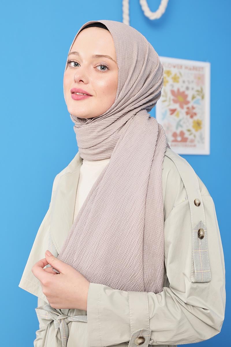 Fivescarf Açık Vizon Harmoni Şal