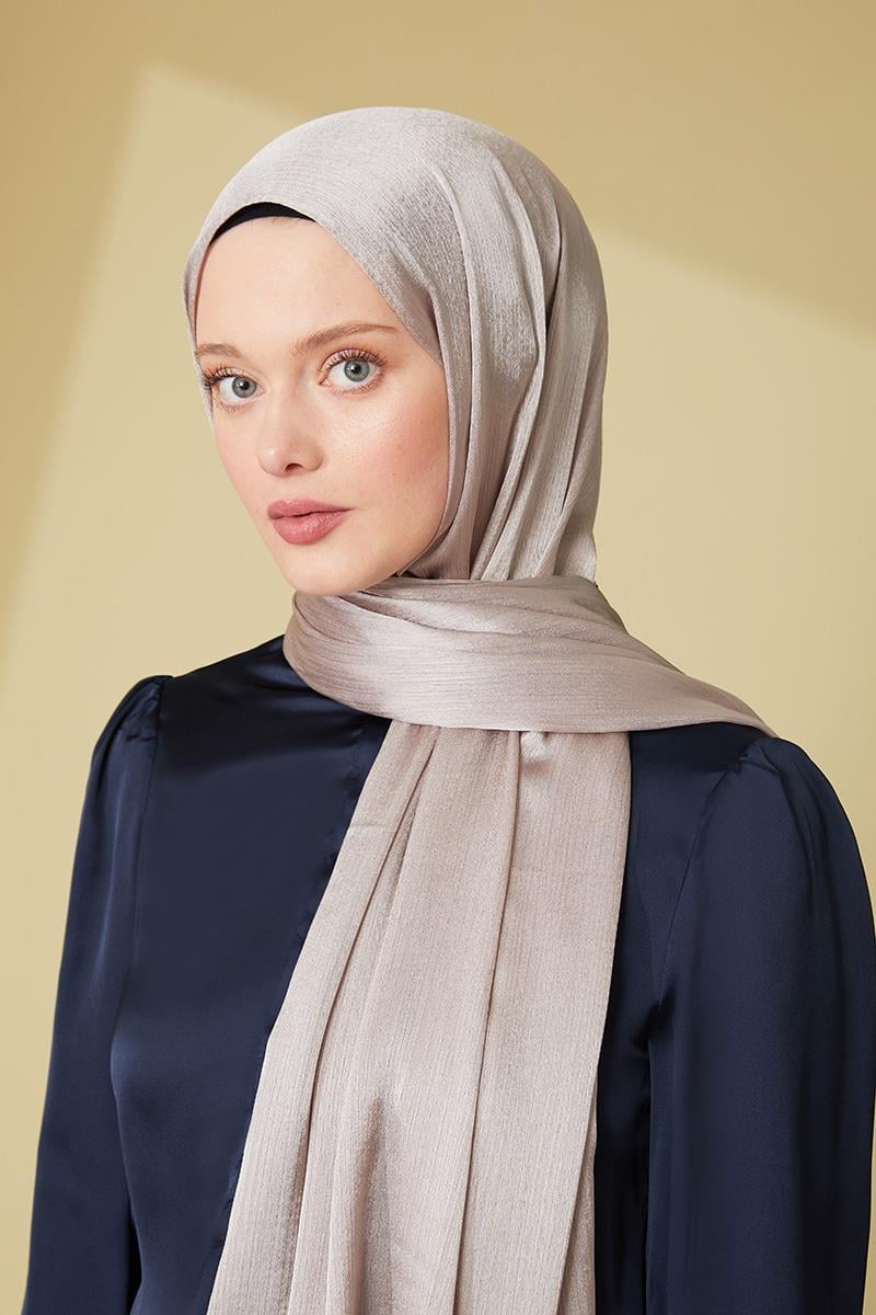 Fivescarf Açık Vizon Janjan Abiye Şal
