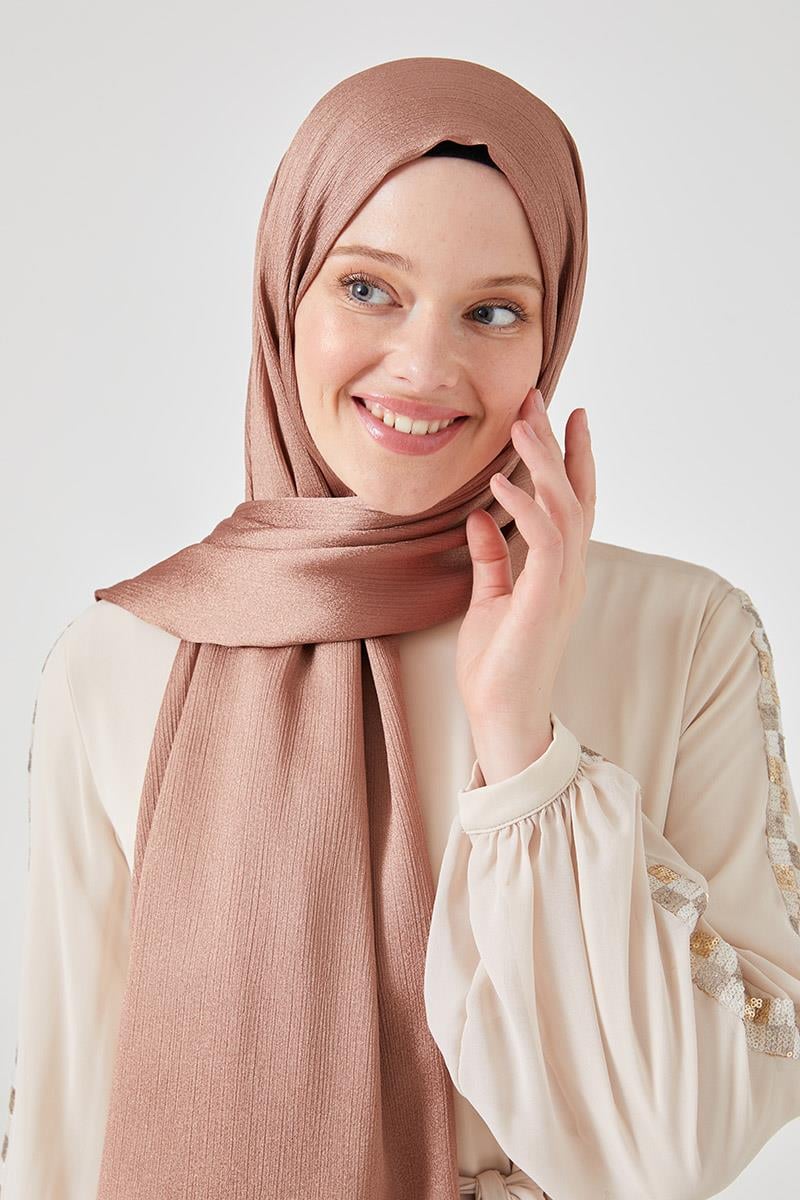 Fivescarf Bakır Crystal Şal