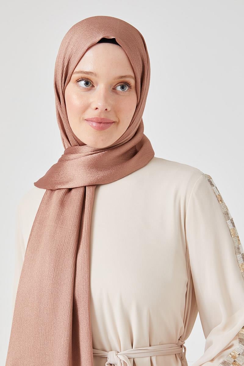 Fivescarf Bakır Crystal Şal