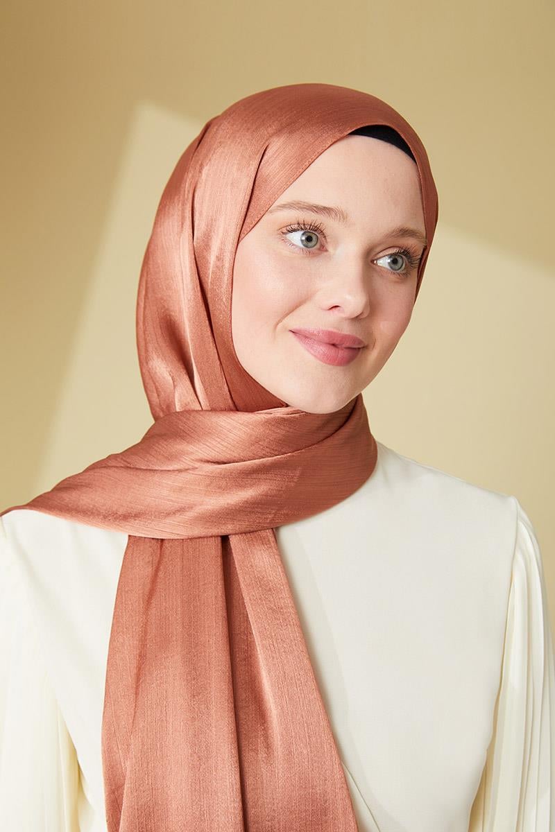 Fivescarf Bakır Janjan Abiye Şal