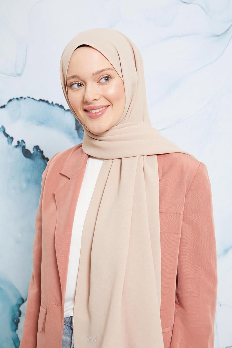 Fivescarf Bej Otto Şal