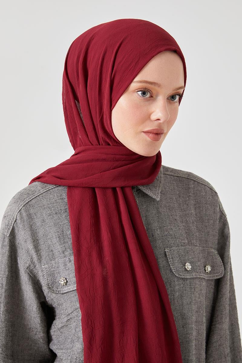 Fivescarf Bordo Frozen Şal