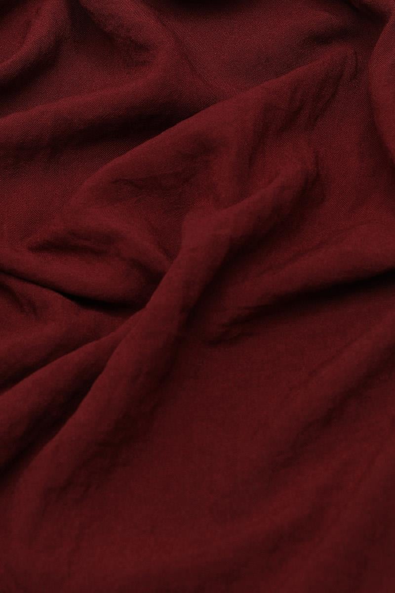 Fivescarf Bordo Maxi Cotton Şal