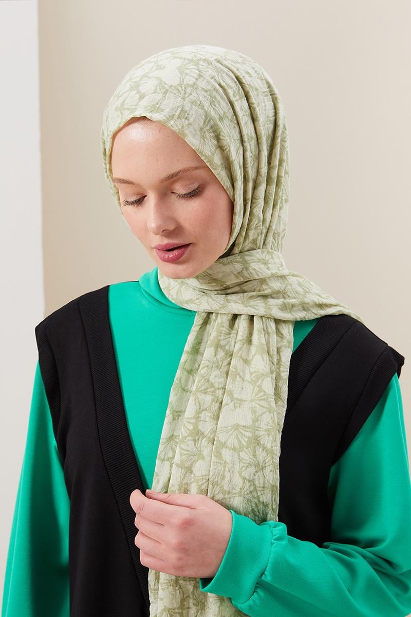 Fivescarf Çağla Yeşili Ortanca Comfort Line Şal