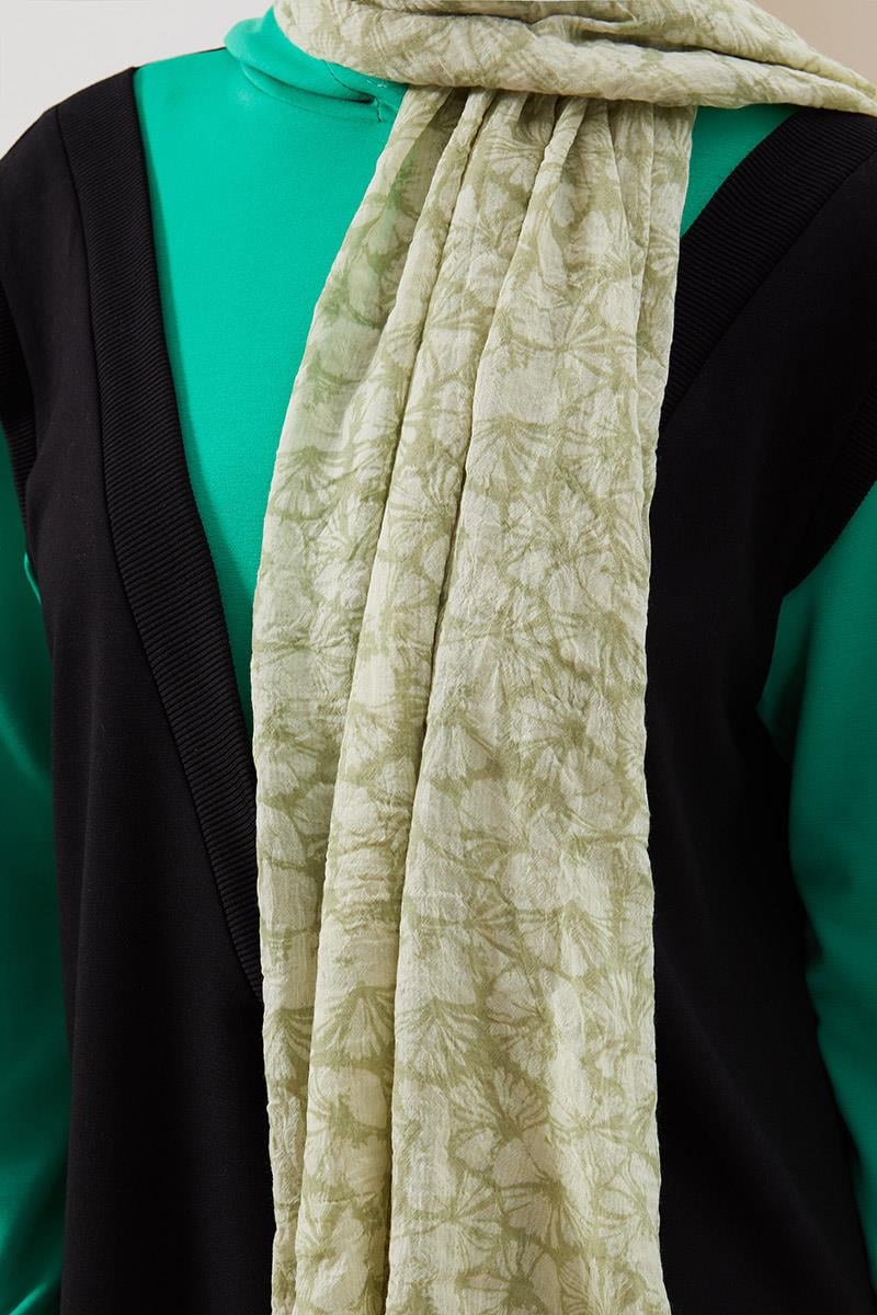 Fivescarf Çağla Yeşili Ortanca Comfort Line Şal