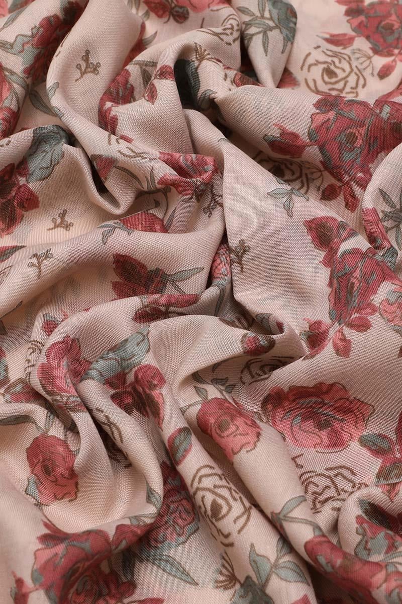 Fivescarf Çağla Yeşili Relax Rose Şal