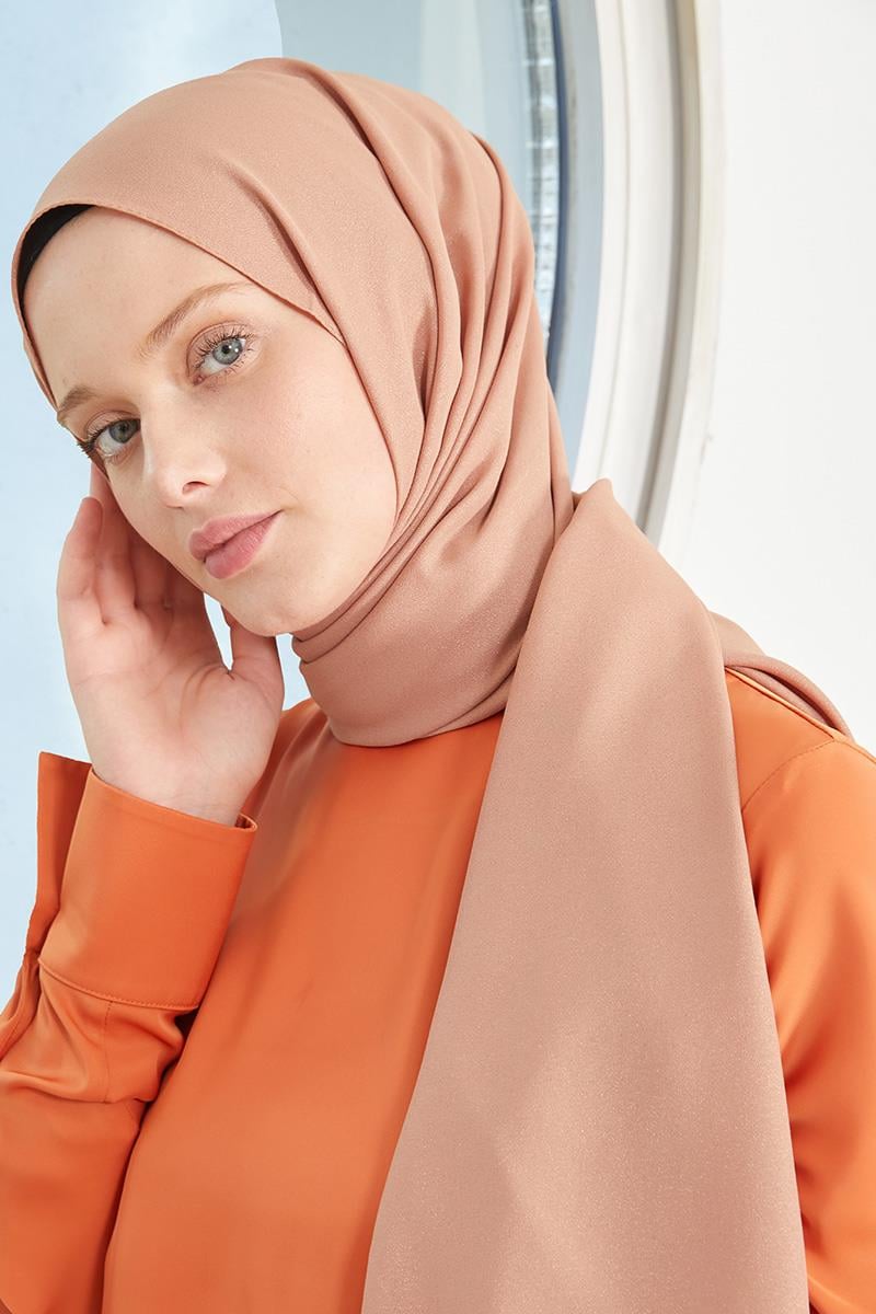 Fivescarf Camel Simli Otto Abiye Şal