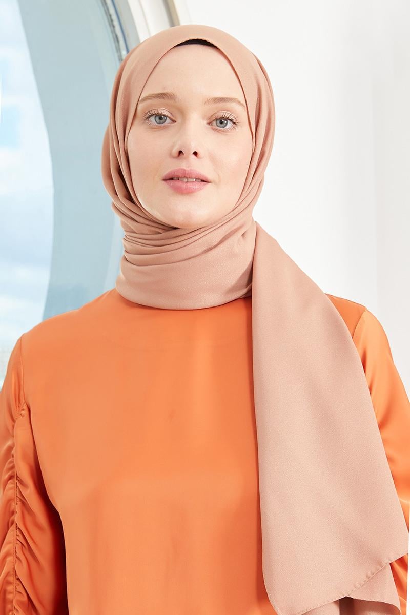 Fivescarf Camel Simli Otto Abiye Şal
