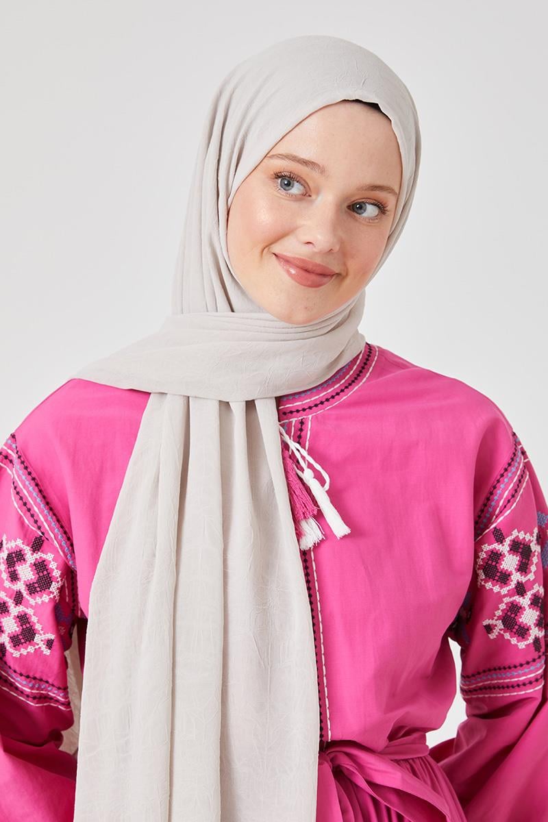 Fivescarf Ekru Frozen Şal