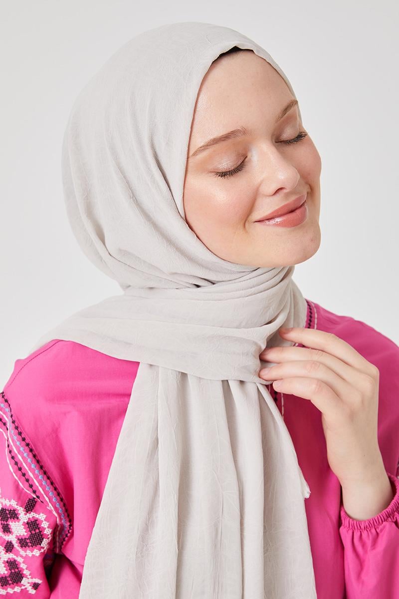 Fivescarf Ekru Frozen Şal