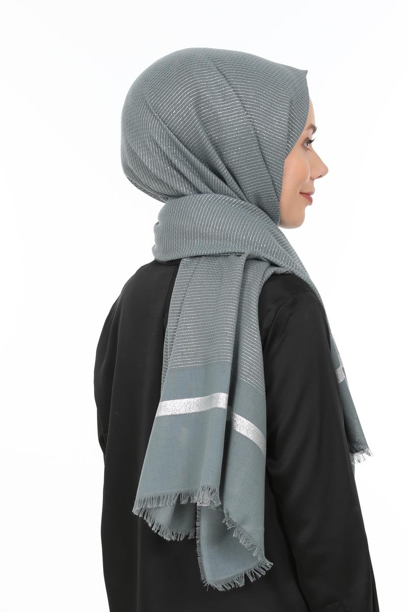Fivescarf Füme Gold Relax Şal