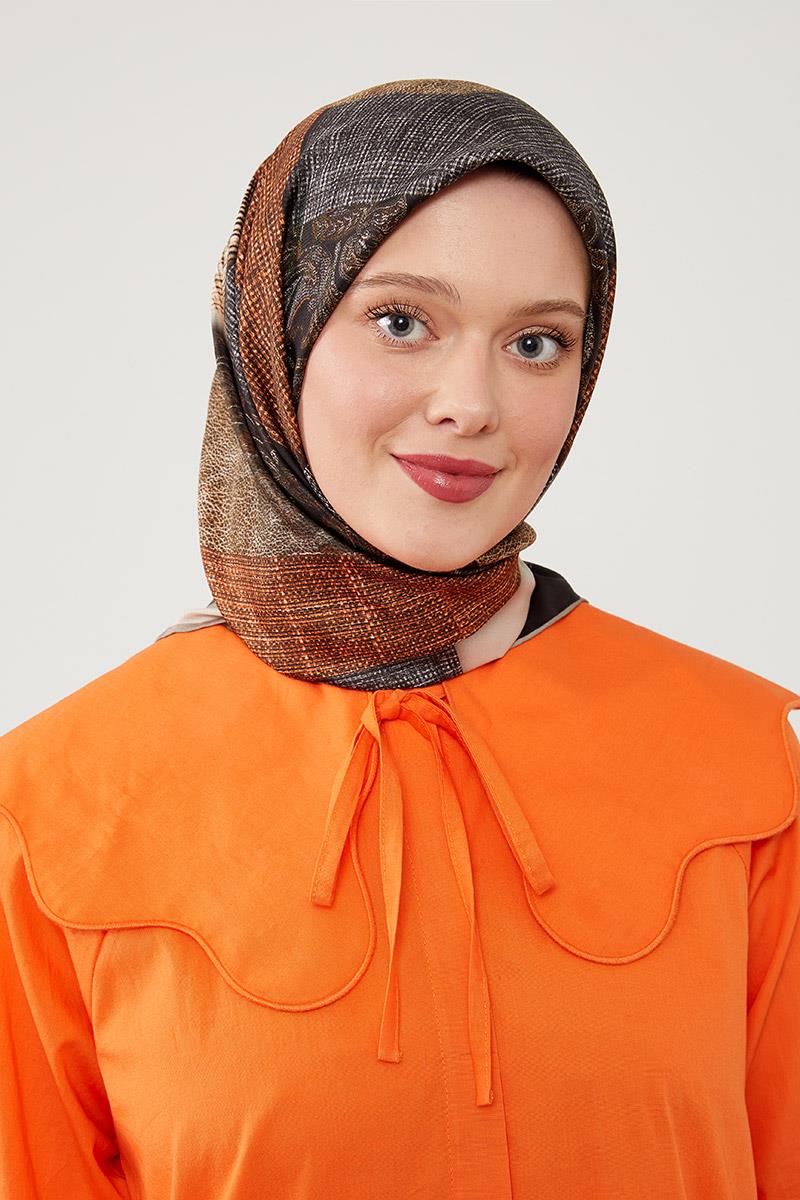 Fivescarf Füme Twil Digital Eşarp
