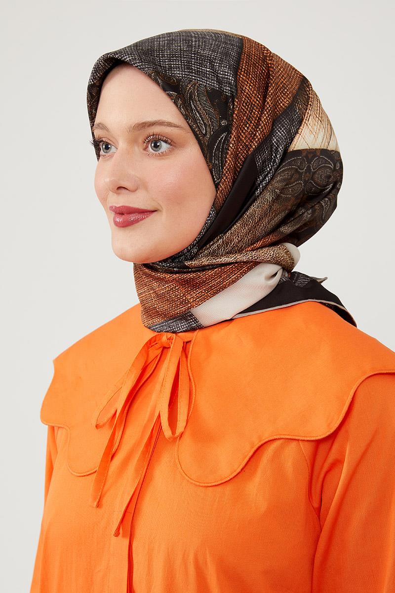 Fivescarf Füme Twil Digital Eşarp