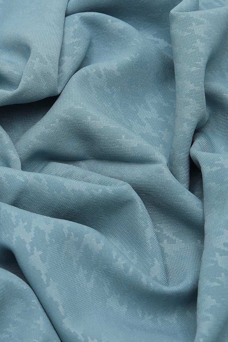 Fivescarf Gök Mavisi Kazayağı Desen Mood Medine İpeği Şal